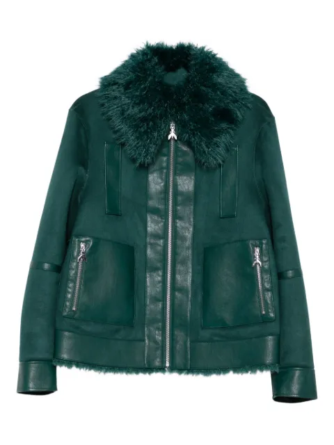 Patrizia Pepe zip-up faux fur jacket