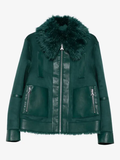 Patrizia Pepe zip-up faux fur jacket