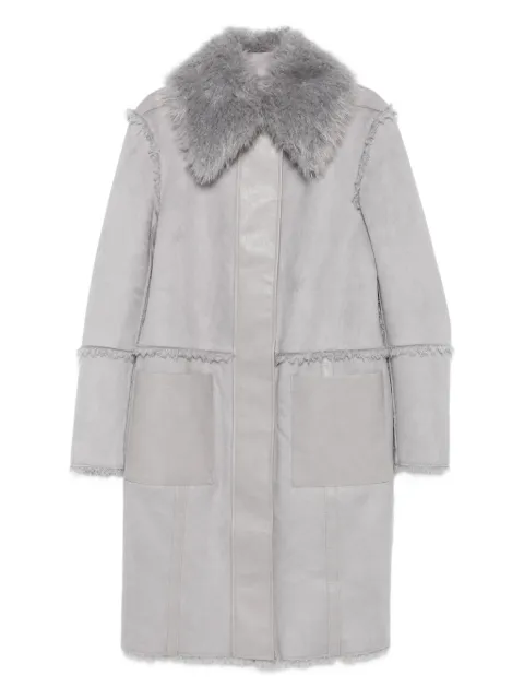 Patrizia Pepe abrigo reversible de pelo artificial
