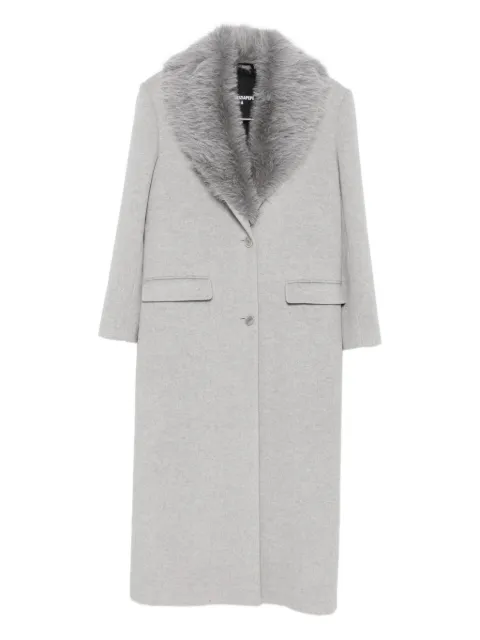 Patrizia Pepe Casaco de pelos com abotoamento simples