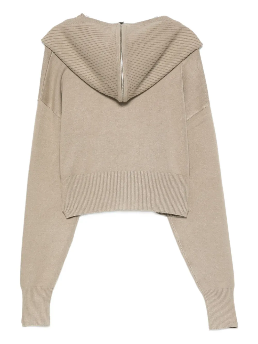 Patrizia Pepe hooded ribbed cardigan | Cardigans | Image 2
