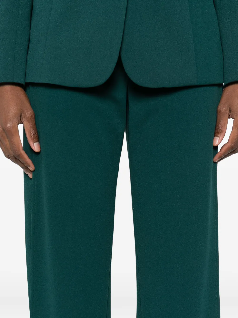 Patrizia Pepe Straight-leg Trousers In Green