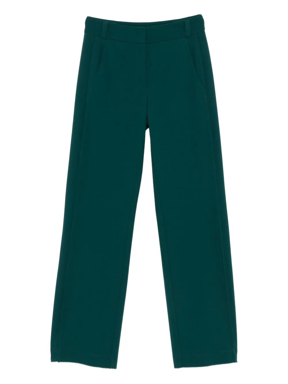 Patrizia Pepe Straight-leg Trousers In Green
