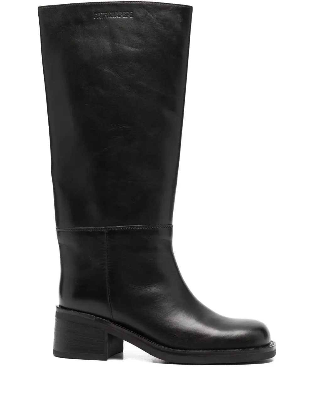Patrizia Pepe Block-heel Boots In Black