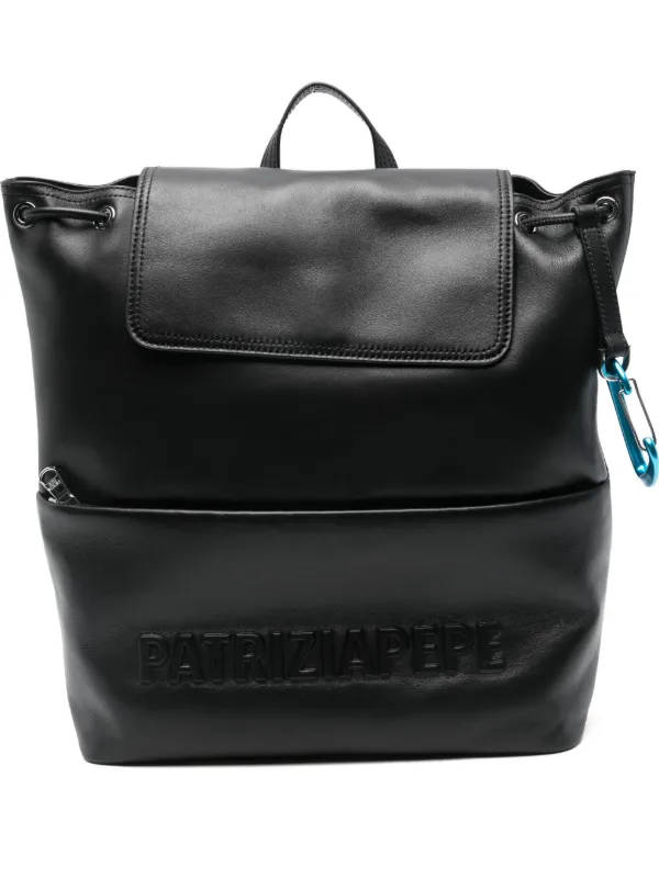 Patrizia Pepe Im(perfection) Backpack Black FARFETCH ID