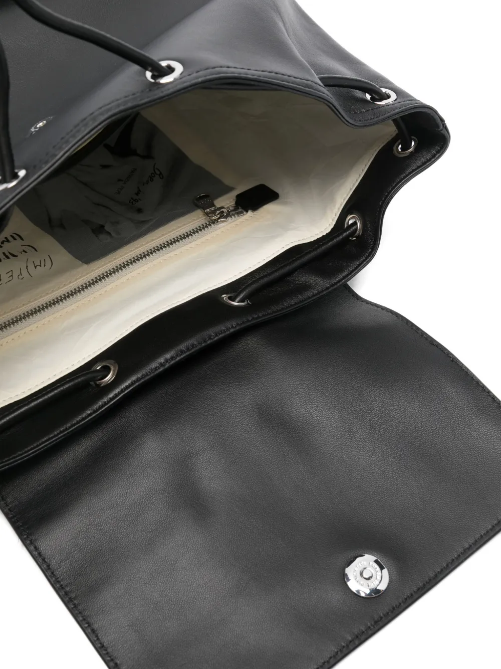 Patrizia Pepe Im(perfection) rugzak Zwart