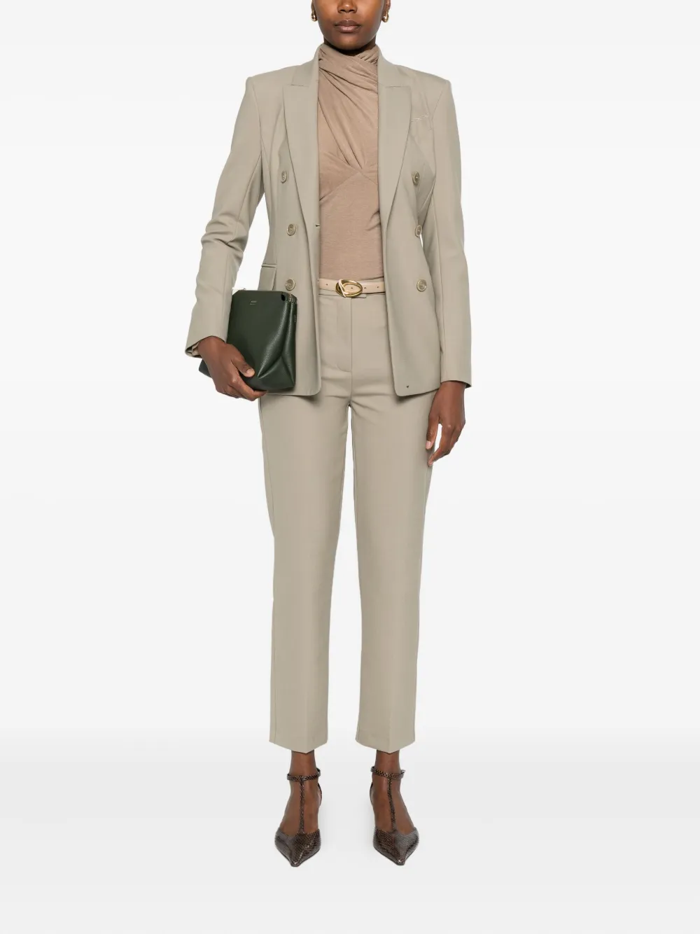 Patrizia Pepe Straight broek - Beige