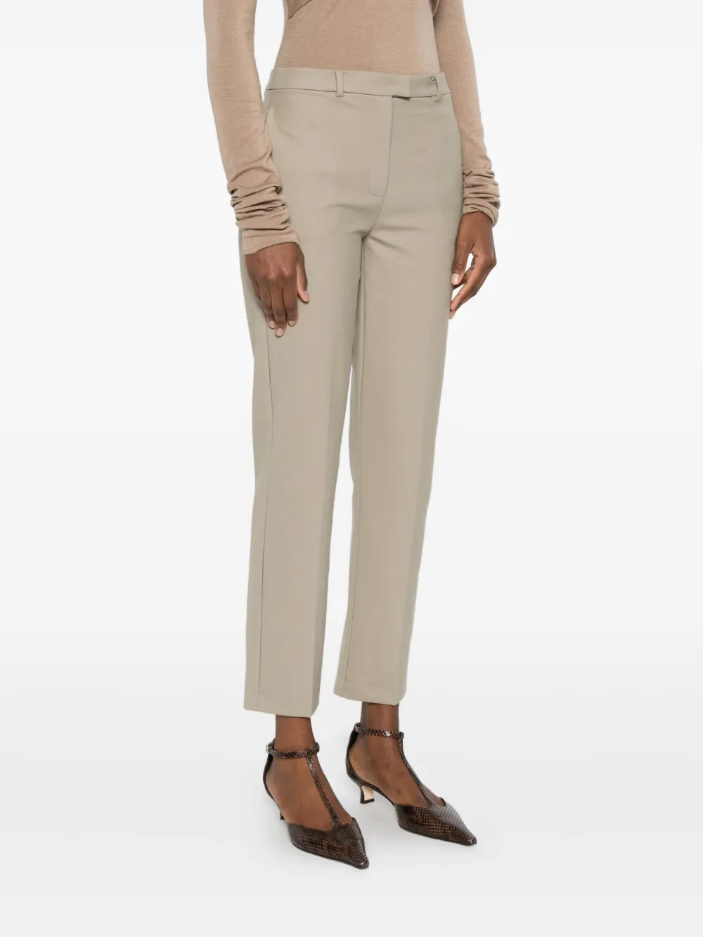 Patrizia Pepe Straight broek Beige