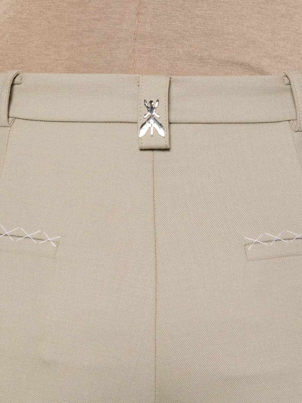 Patrizia Pepe Straight broek Beige