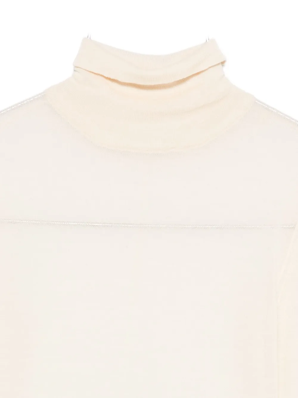 Patrizia Pepe Turtleneck Sweater In Neutral