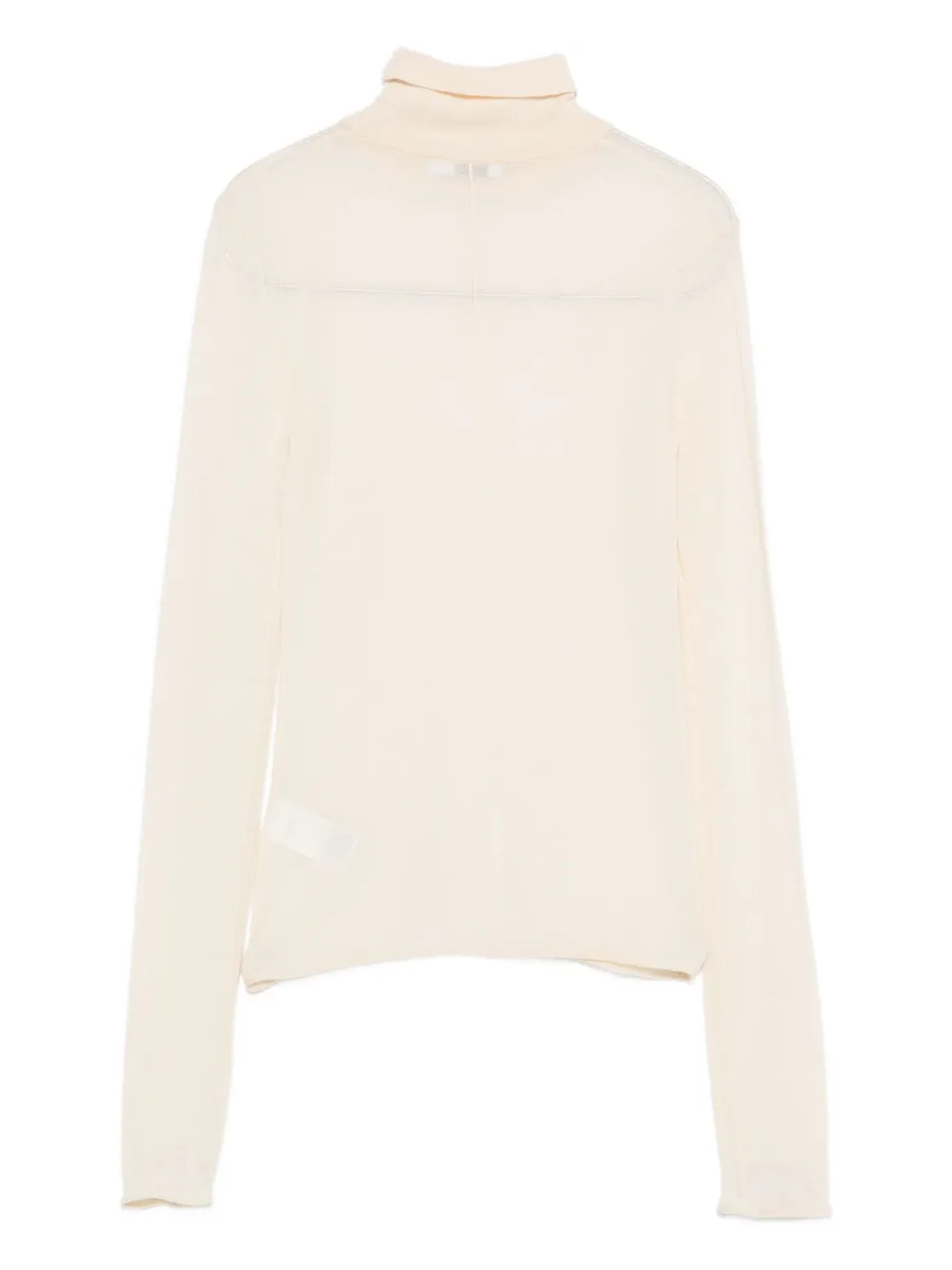 Patrizia Pepe Turtleneck Sweater In Neutral