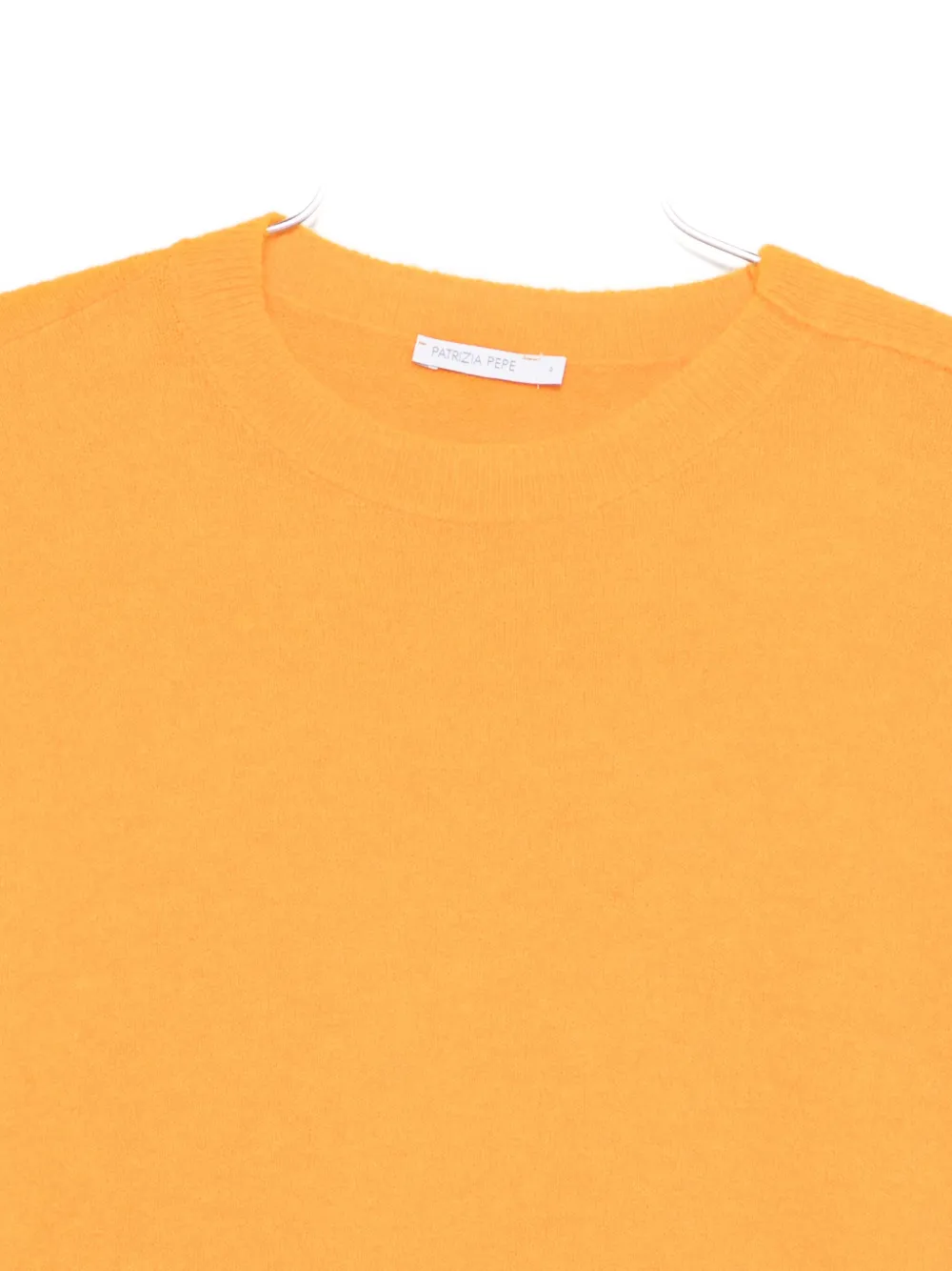 Patrizia Pepe Crew-neck Sweater In Yellow
