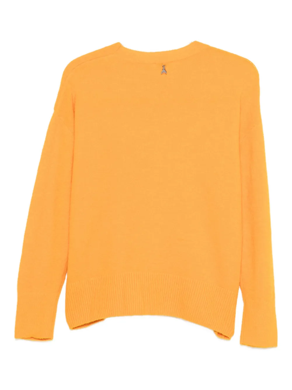 Patrizia Pepe Crew-neck Sweater In Yellow
