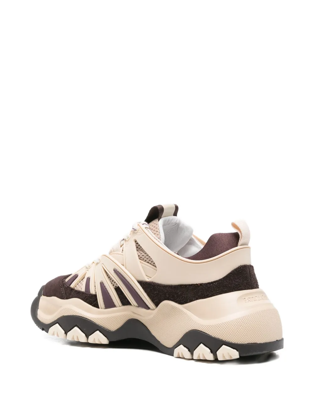 Patrizia Pepe Leren sneakers Beige
