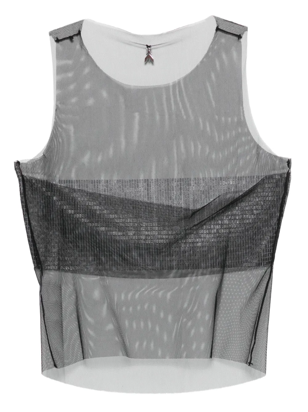 Patrizia Pepe rhinestone-embellished tank top | Vests & Tank Tops | Image 2