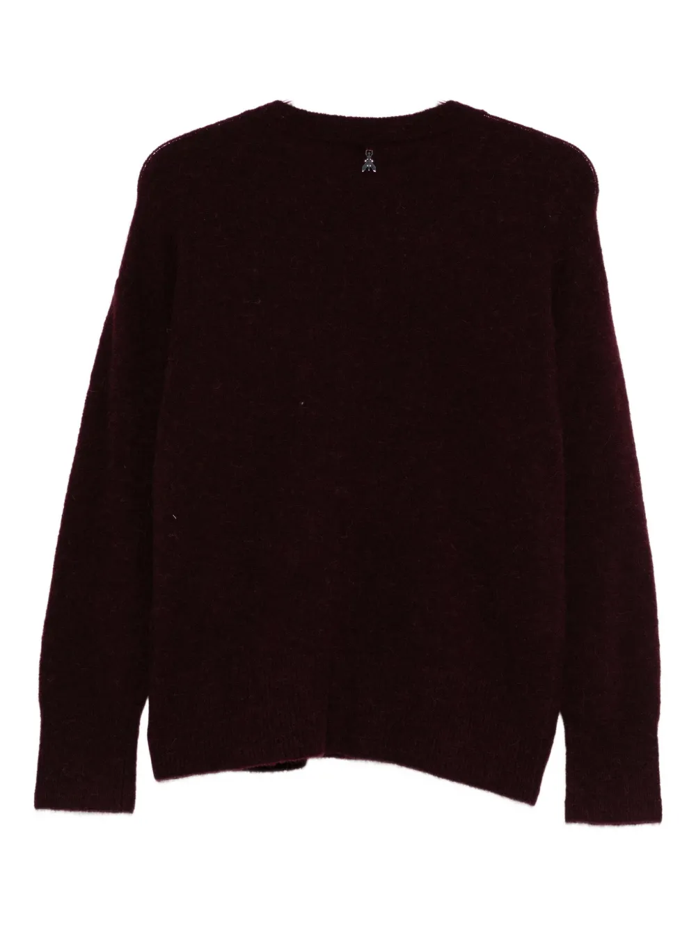 Patrizia Pepe Crew Neck Sweater In Brown