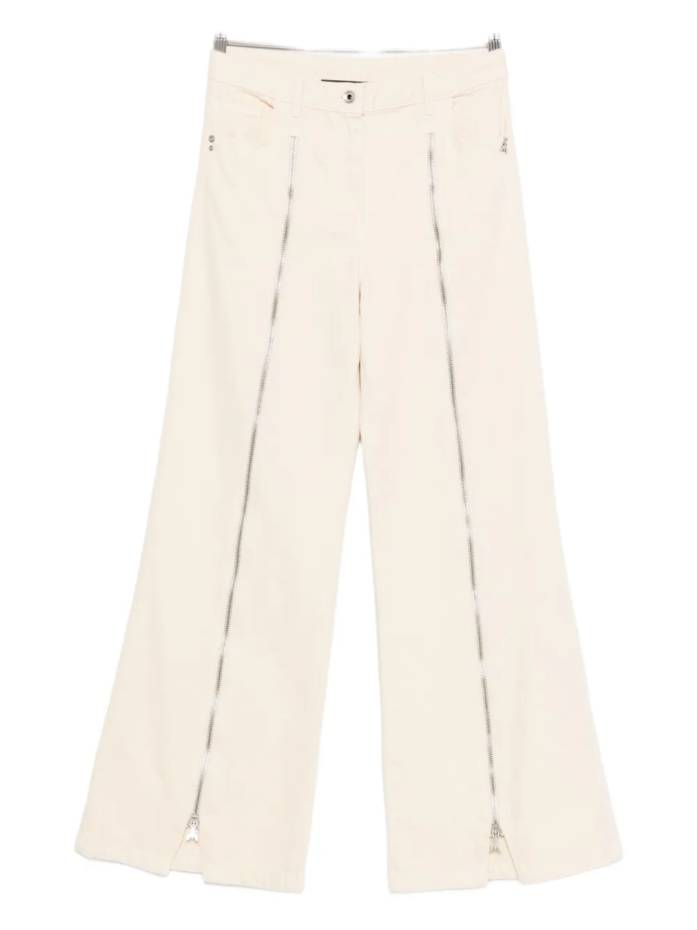 Patrizia Pepe Wide-leg Jeans In Neutral