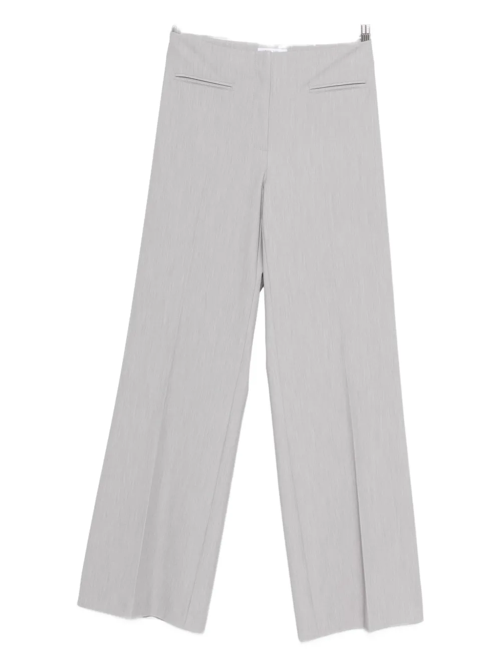 Patrizia Pepe pleated straight-leg trousers | Grey | Image 1