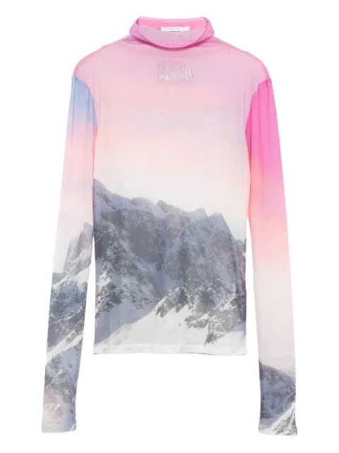 Patrizia Pepe mountain-motif sweatshirt