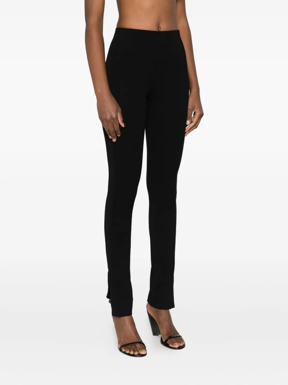 Patrizia Pepe Skinny Trousers In Black