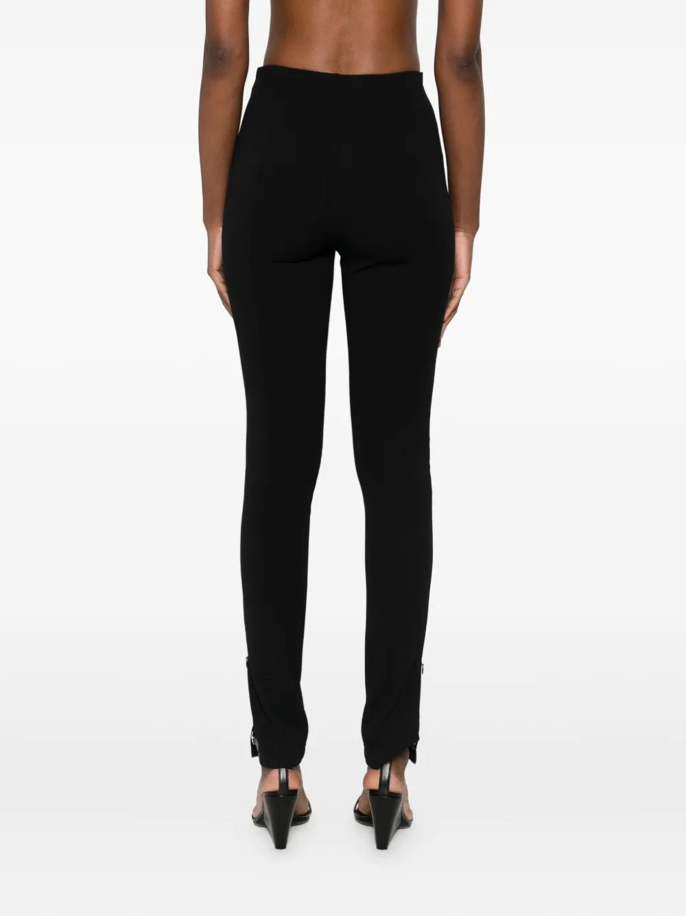 Patrizia Pepe Skinny Trousers In Black