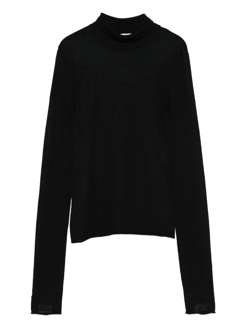 Patrizia Pepe turtleneck knitted top - Schwarz