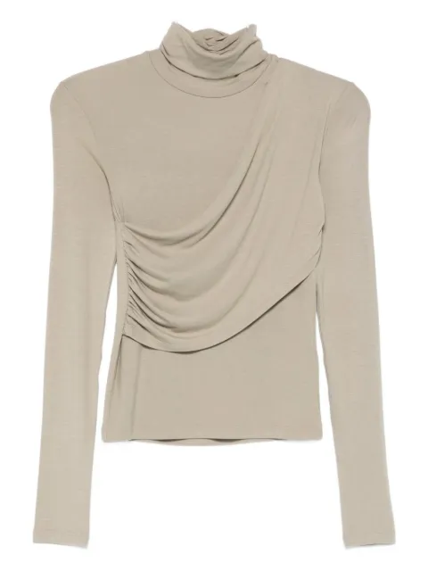 Patrizia Pepe high-neck draped top