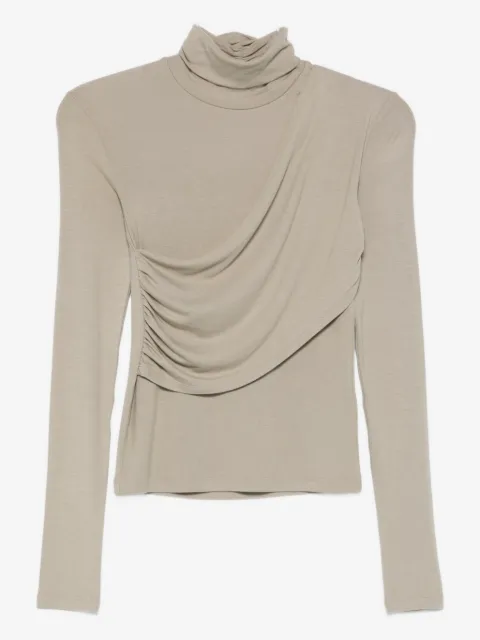 Patrizia Pepe high-neck draped top