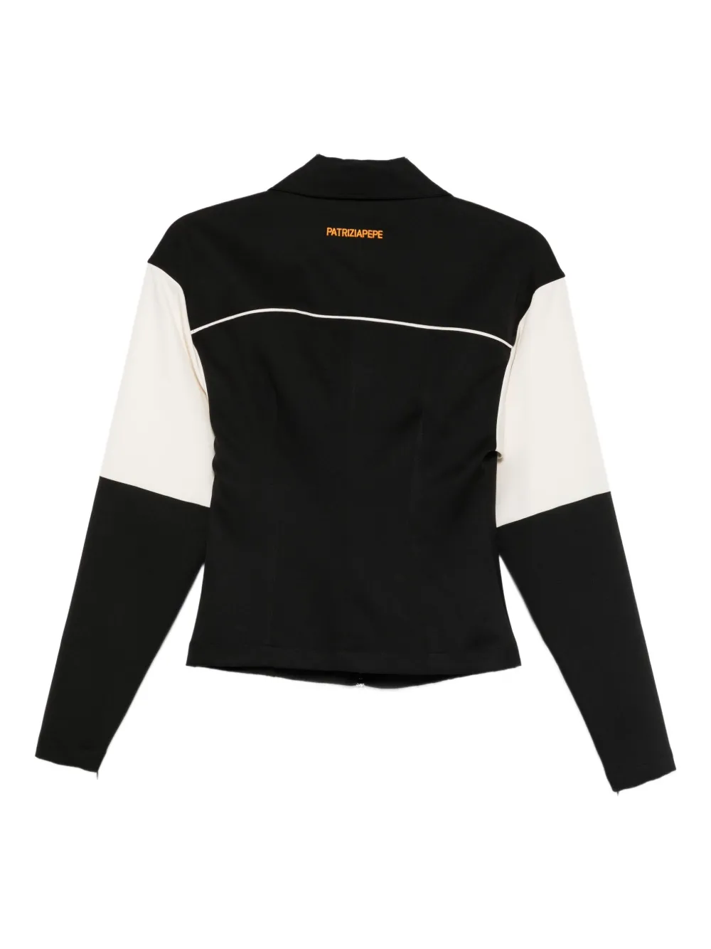 Patrizia Pepe Zip-up Sweatshirt In Black