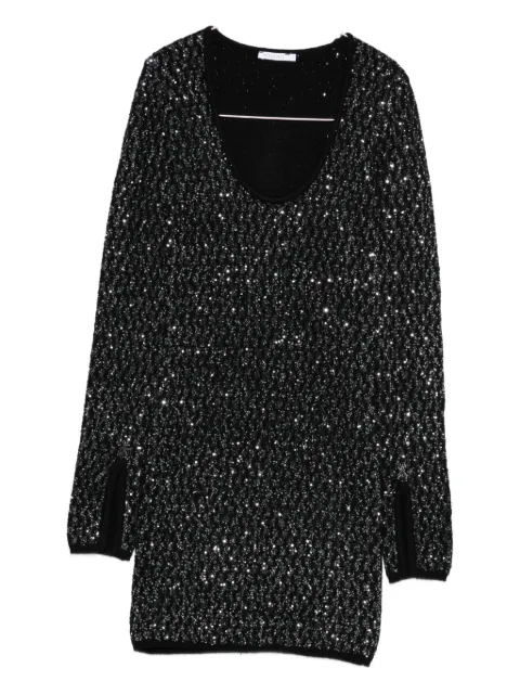 Patrizia Pepe sequin-embellished mini dress