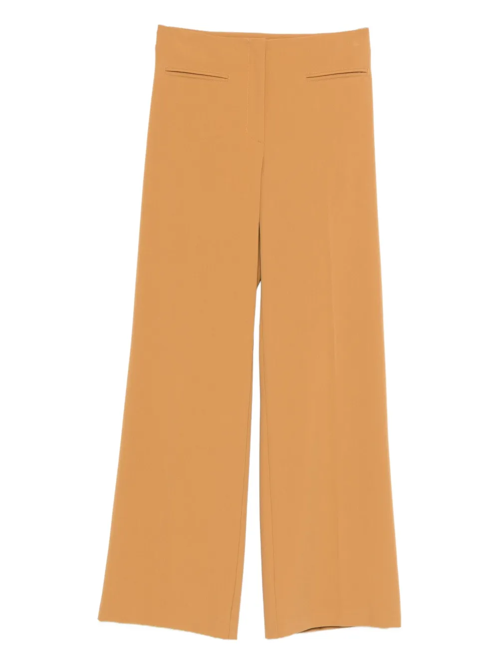 Patrizia Pepe Flared Trousers In Brown