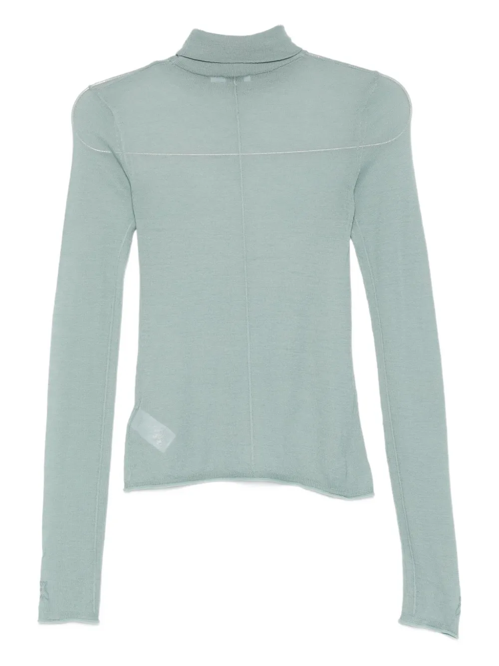 Patrizia Pepe Wool Turtleneck Sweater In Gray