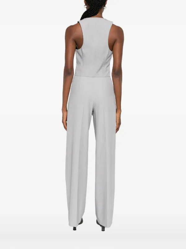 Patrizia Pepe ジップアップ ベスト | グレー | FARFETCH JP