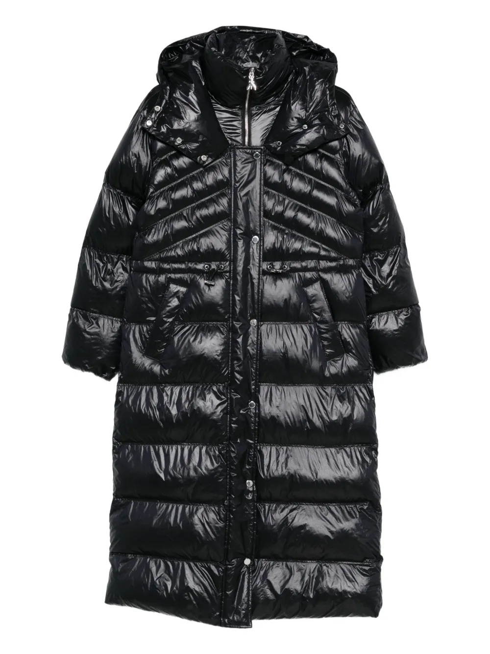 Patrizia Pepe hooded puffer jacket | Black | Image 1