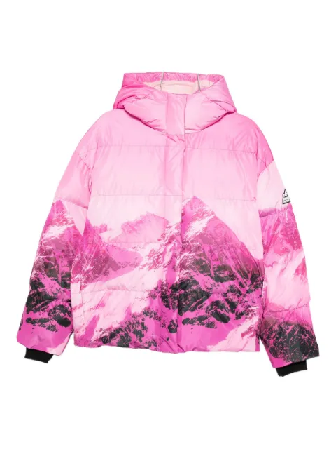 Patrizia Pepe mountain print puffer jacket