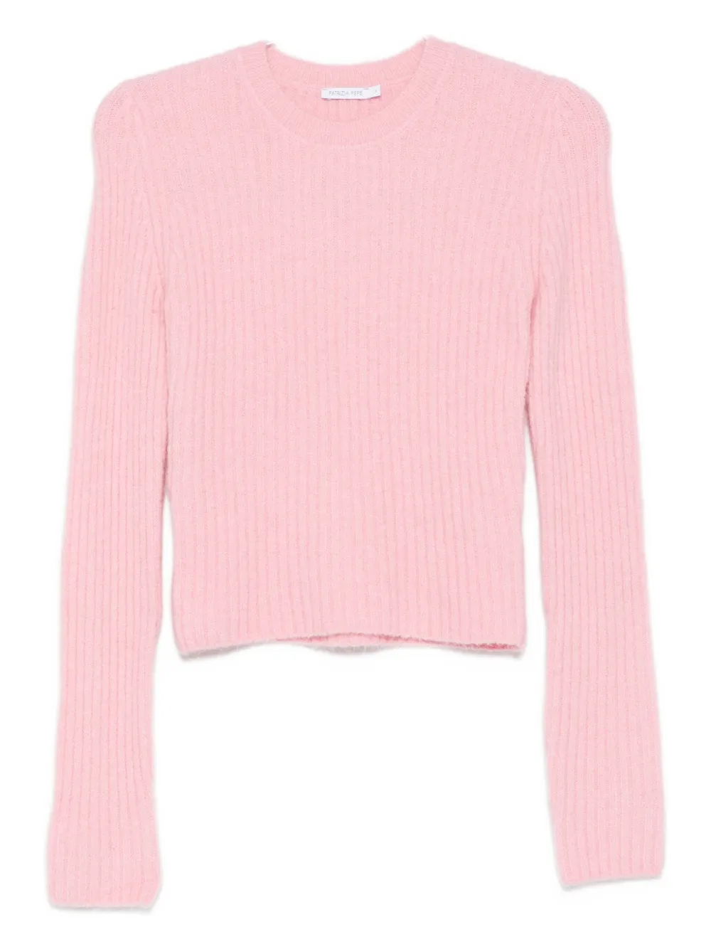 Patrizia Pepe Crew Neck Sweater In Pink