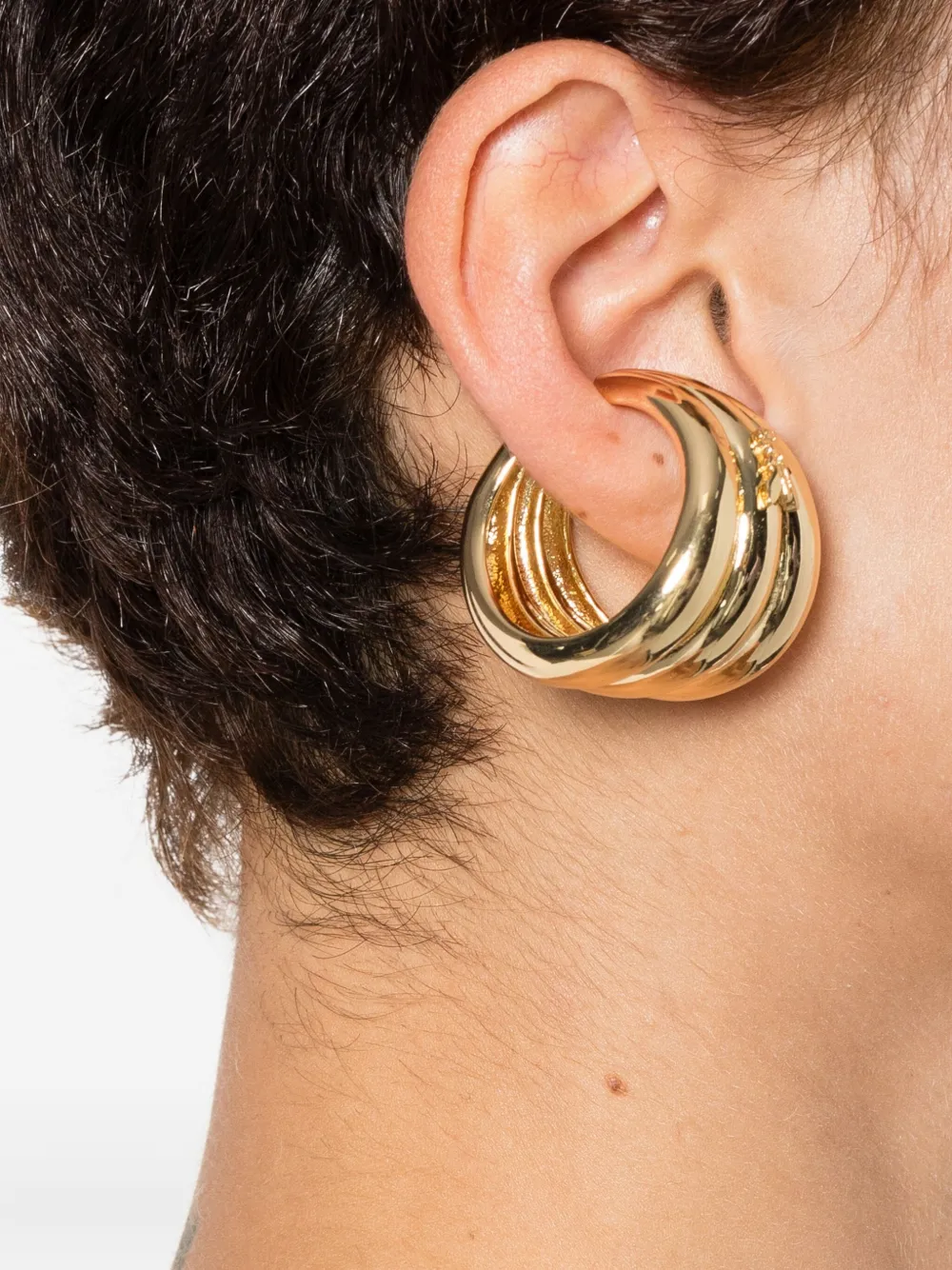 Patrizia Pepe Circle oorcuffs - Goud