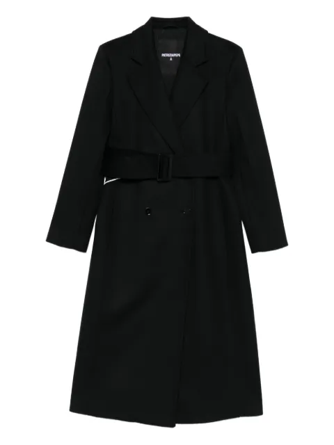 Patrizia Pepe belted single-breasted coat