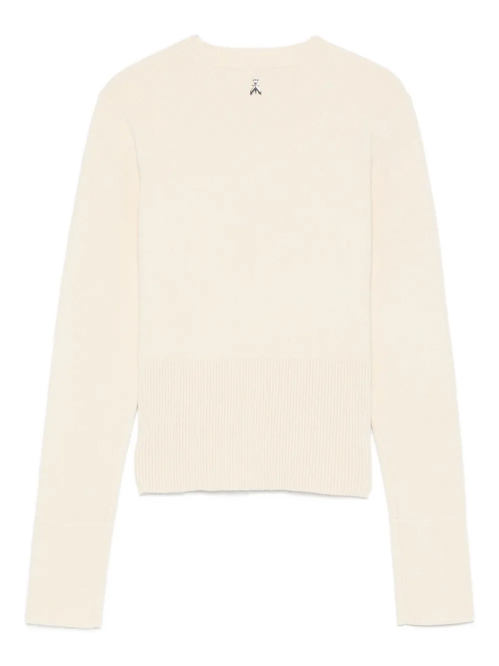 Patrizia Pepe Cut-out Cardigan In White