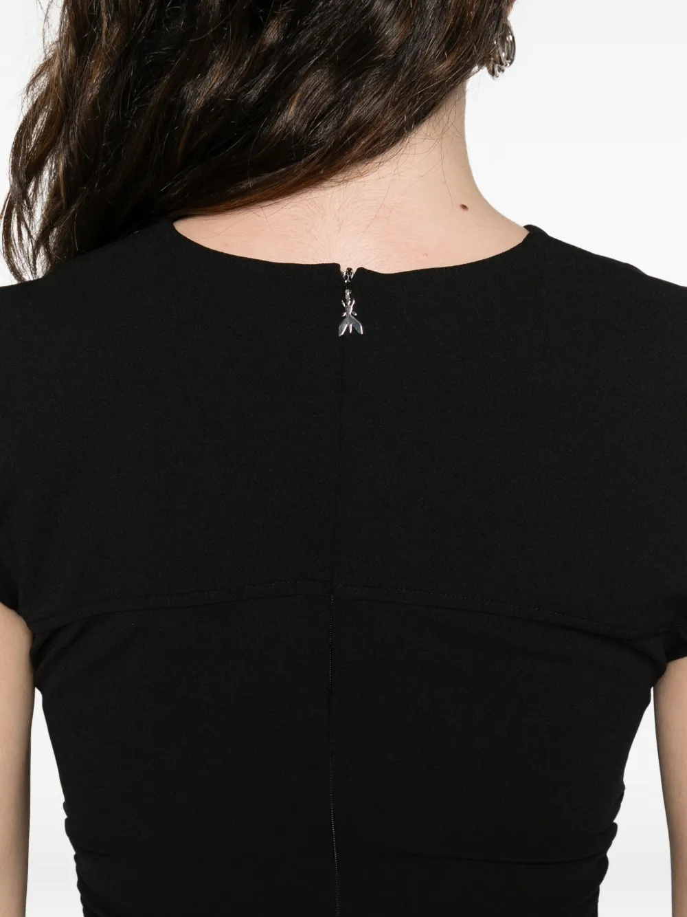 Patrizia Pepe Mouwloze midi-jurk Zwart