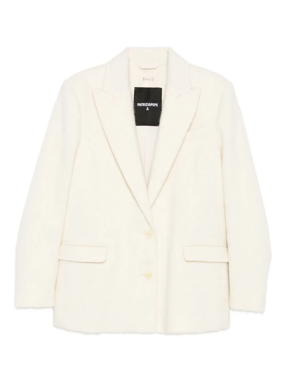 Patrizia Pepe Blazer com abotoamento simples | Branco | Image 1
