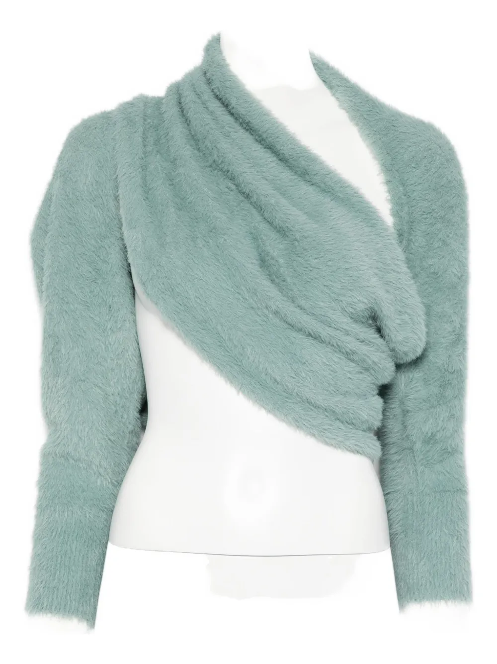 Patrizia Pepe asymmetric-neck top | Green | Image 1