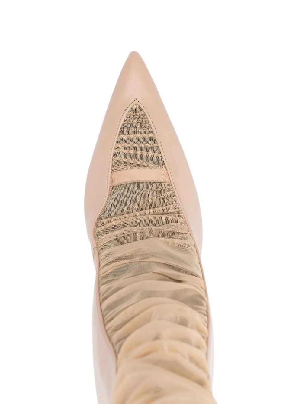 Patrizia Pepe 95 mm enkellaarzen Beige