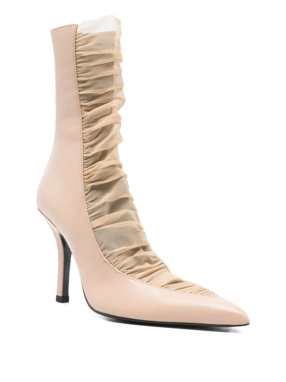Patrizia Pepe 95 mm enkellaarzen Beige