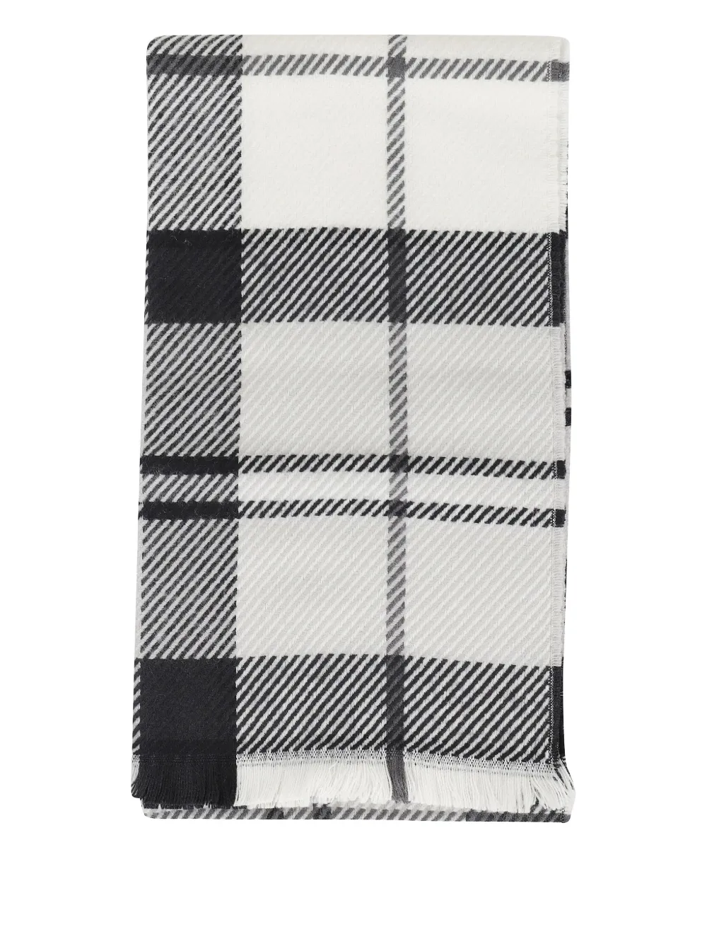 Barbour knitted beanie-scarf set - Grijs