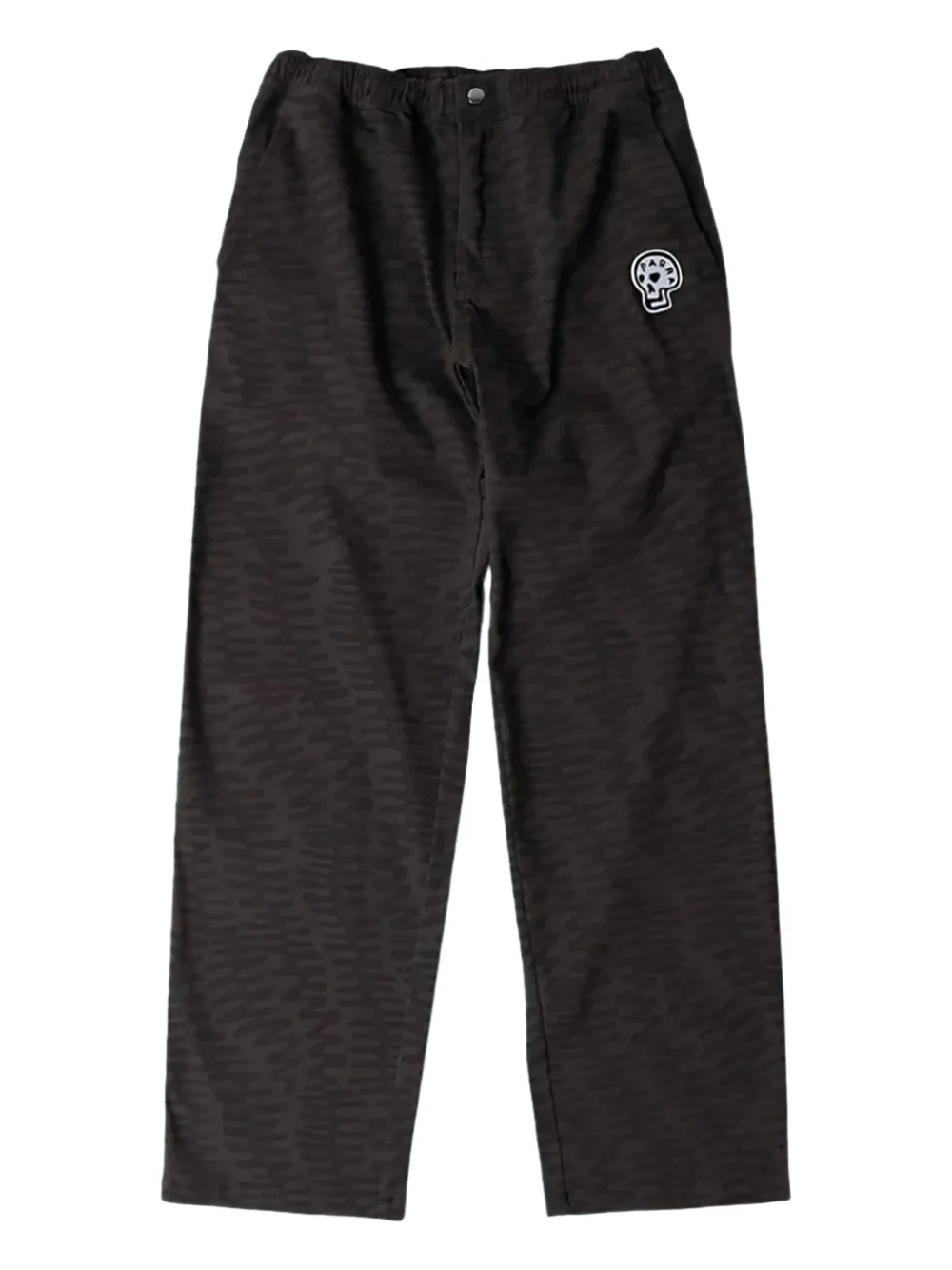 BY PARRA Stitched Skull wave-pattern trousers | Image 1