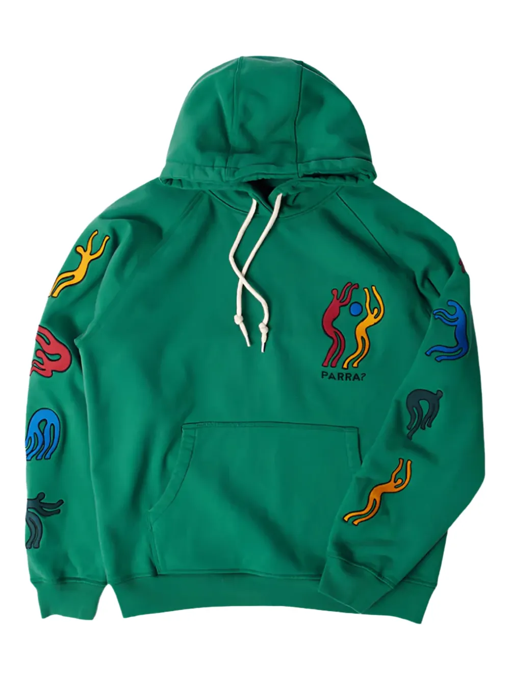 BY PARRA La Chambre Nuit embroidered-figure hoodie | Green | Image 1