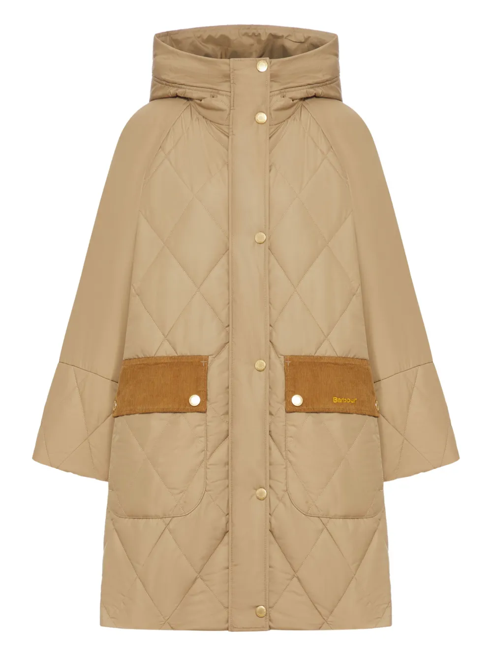 Barbour quilted-hooded coat | 中性色 | Image 1