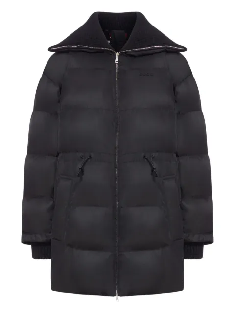 Gucci quilted ribbed-collar coat