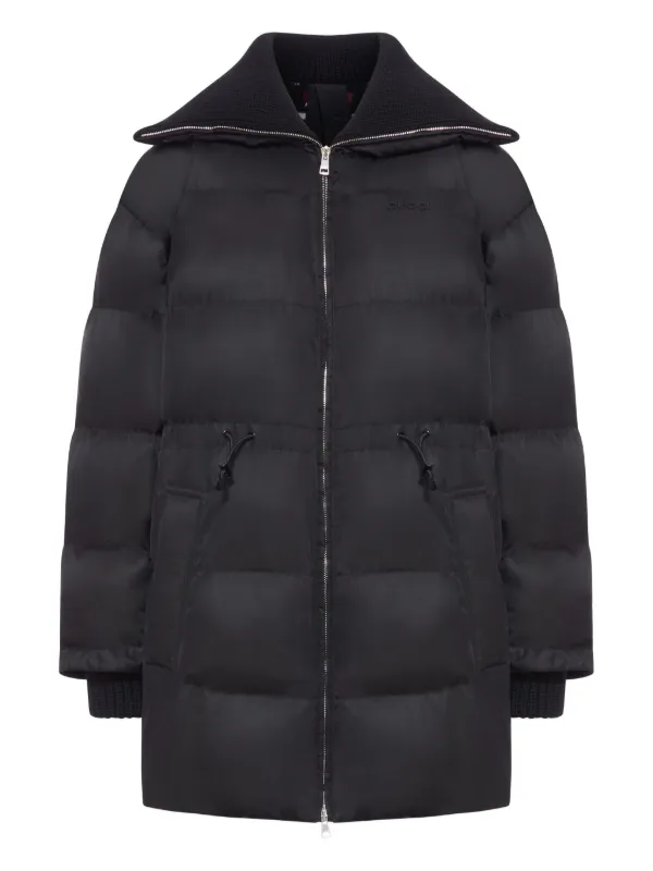 Gucci キルティング コート | ブラック | FARFETCH JP